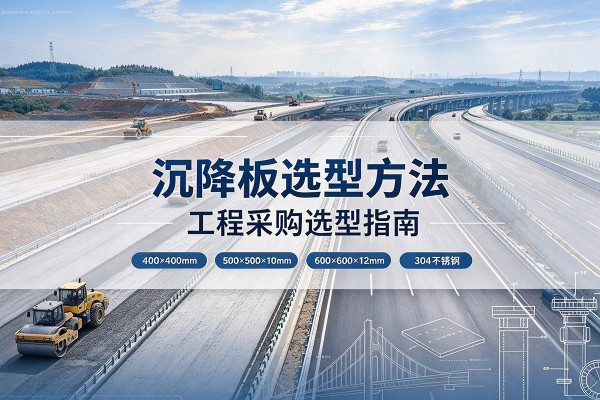 大武口沉降板选择方法