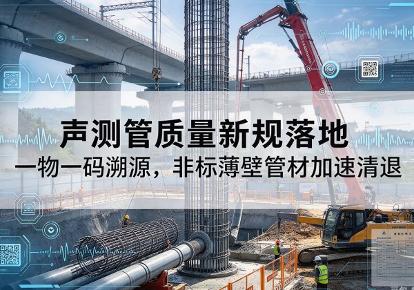 大武口声测管质量新规落地，一物一码溯源，非标薄壁管材加速清退