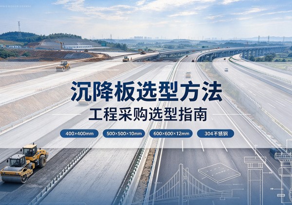 大武口沉降板选择方法
